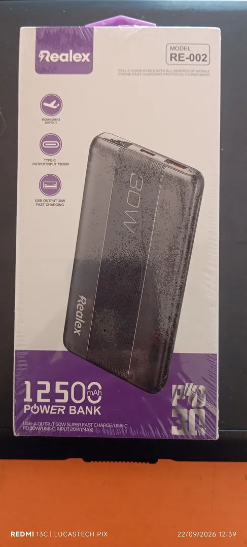 Realex power bank 10500