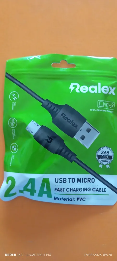 Realex sachets android phones cable usb to micro