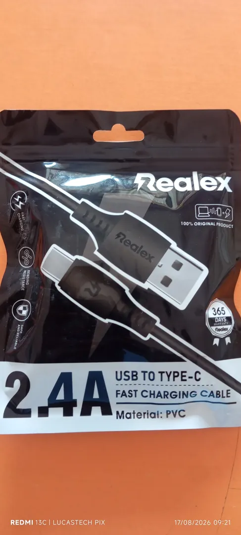 Realex sachets type c cable