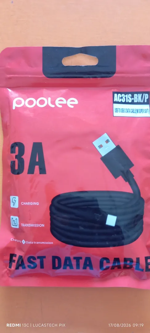 POOLEE sachets type c cable